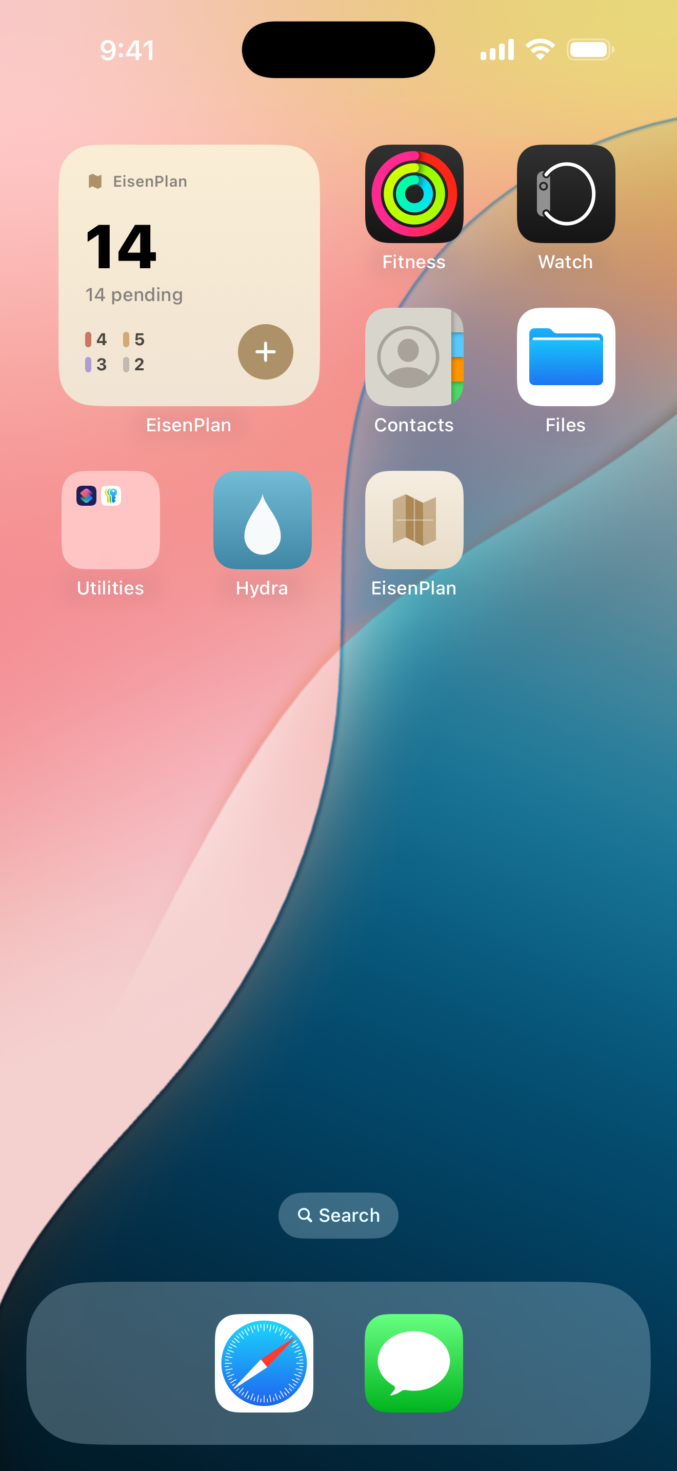 EisenPlan widget